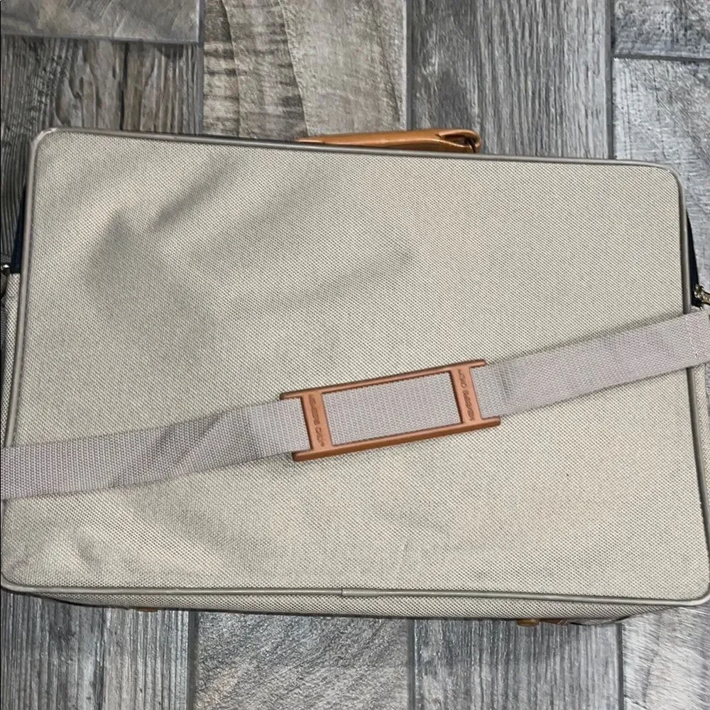 Vintage Member’s Only Men's Beige and Brown luggage